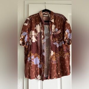 Free People Good Vibes Button Down